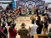 opening circle at at Raven Always Sets Things Right potlatch, Yahgulaanaas/Janaas clan of the Haida